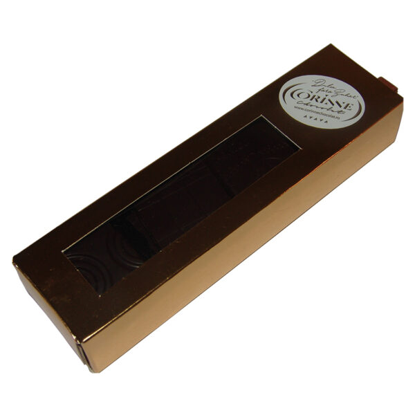 Cutie tablete din ciocolata neagra cu ulei esential de simpla 16 bucati 75 grame